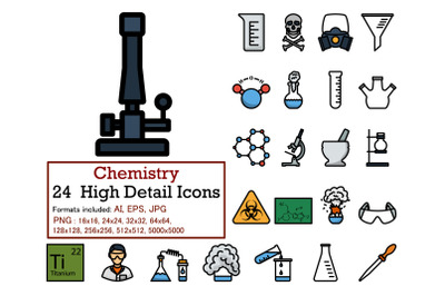 Chemistry Icon Set