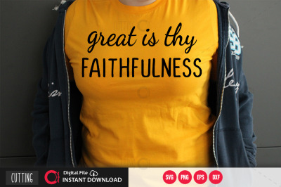 great is thy faithfulness svg