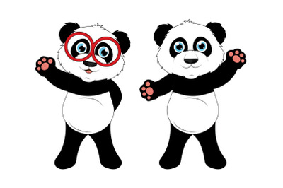 cute panda animal cartoon