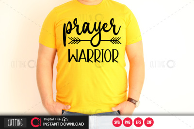 prayer warrior svg