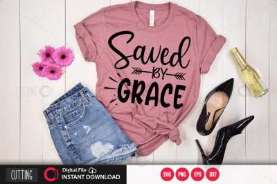 saved by grace svg