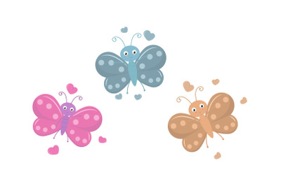 cute butterfly animal cartoon