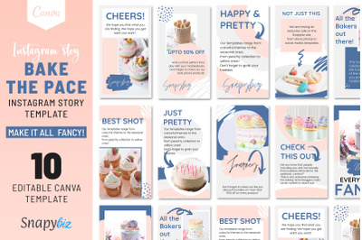 Bake the Pace Instagram Story Template