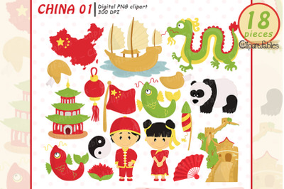 CHINA clipart, Cute chinese dragon, Panda art