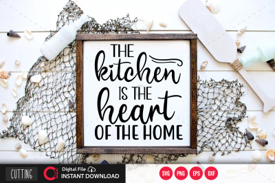 The kitchen is the heart of the home SVG