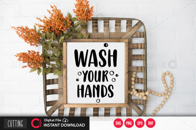 Wash your hands SVG