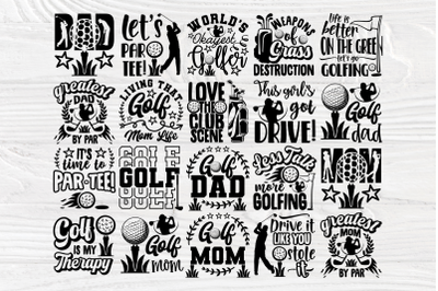 Golf SVG Bundle, Golfing Svg, Funny Quotes Svg