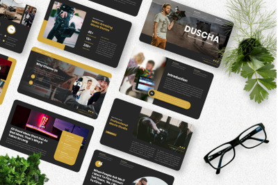 Duscha - Movie Studio Powerpoint Template