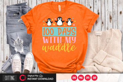 100 days with my waddle svg