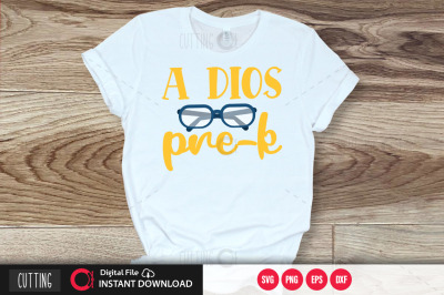 a dios pre k svg