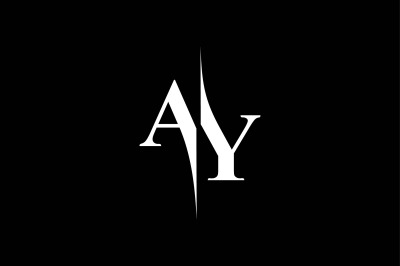 AY Monogram Logo V5