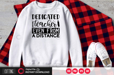 dedicated teacher even from a distance 1 svg