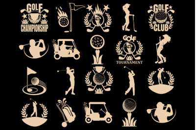 Golf SVG Bundle, Sports Svg, Logo Design Cut Files