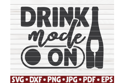 Drink mode on SVG | Wine quote
