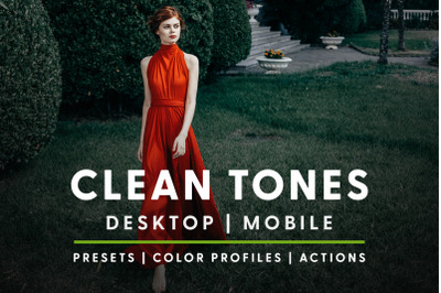 Clean Tones - Actions &amp; Presets