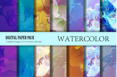 Watercolor Texture Digital Paper 04