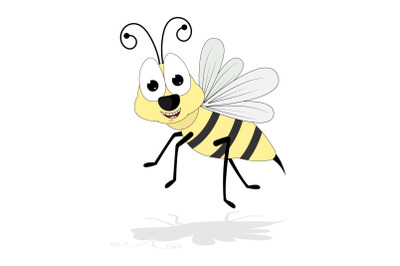 cute bee animal cartoon