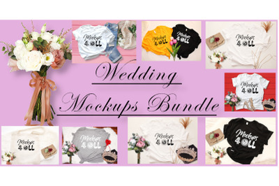 Mini-Bundles, 20 Mockups Bundle, Wedding Mockups, Bridal Templates, Fl