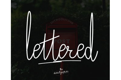 Lettered