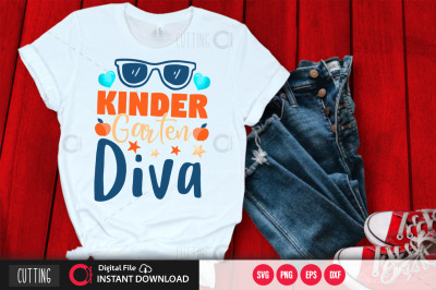 kinder garten diva svg