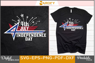 4th of July, Independence day design-printable svg png dxf files