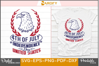 4th of July Independence day united states-svg design