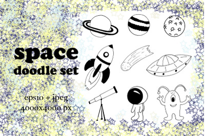 space doodle set