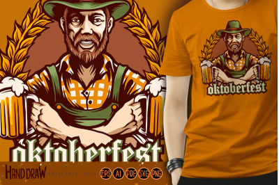 The Beer Man Oktoberfest Logo