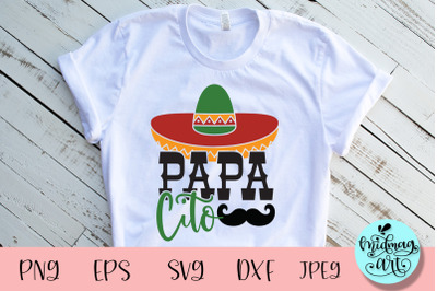 Papa cito svg, cinco de mayo svg