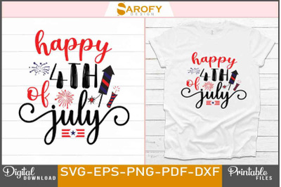 Happy 4th of July design-Independence day sublimation