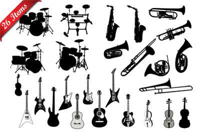 Musical Instruments Set