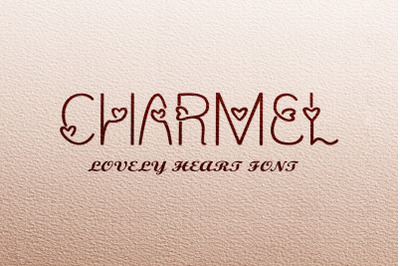 Charmel Love font. Valentines Day Font.