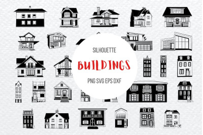 Buildings Silhouette Bundle