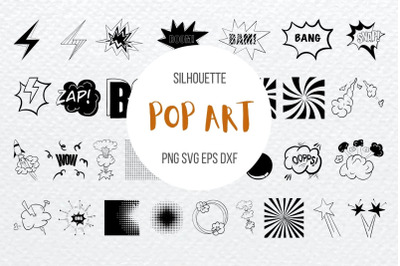 Pop Art Silhouette Bundle