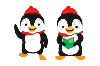 cute penguin animal cartoon