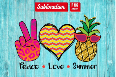 Peace Love Summer Sublimation