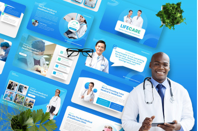 Lifecare - Medical &amp; Healthcare Googleslide Template