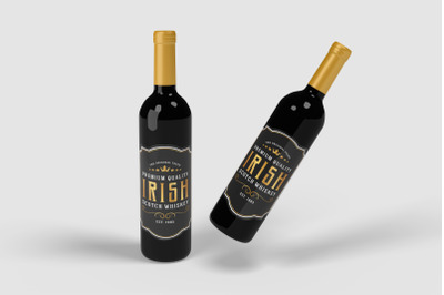 Wine Bottle Product Mockups V.3