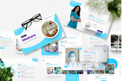 Medcare - Virus Medical Powerpoint Template