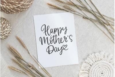 Happy mother&#039;s day svg cut file