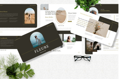 Fleure - Fashion Googleslide Template