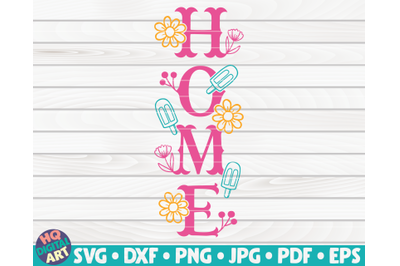 Home Porch Sign SVG | Summer themed