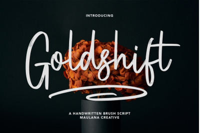 Goldshift Handwritten Brush Script