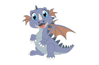 cute dragon animal cartoon