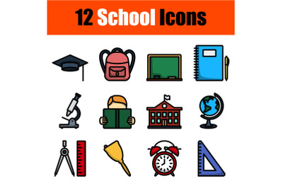 School Icon Set