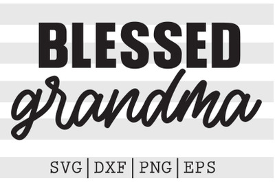 Blessed grandma SVG