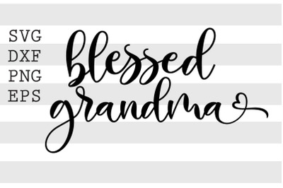 Blessed grandma SVG