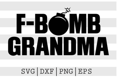 Fbomb grandma SVG