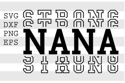 Strong nana SVG