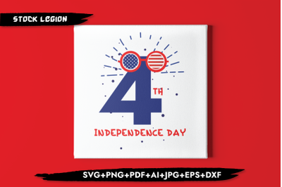 4th Independence Day SVG